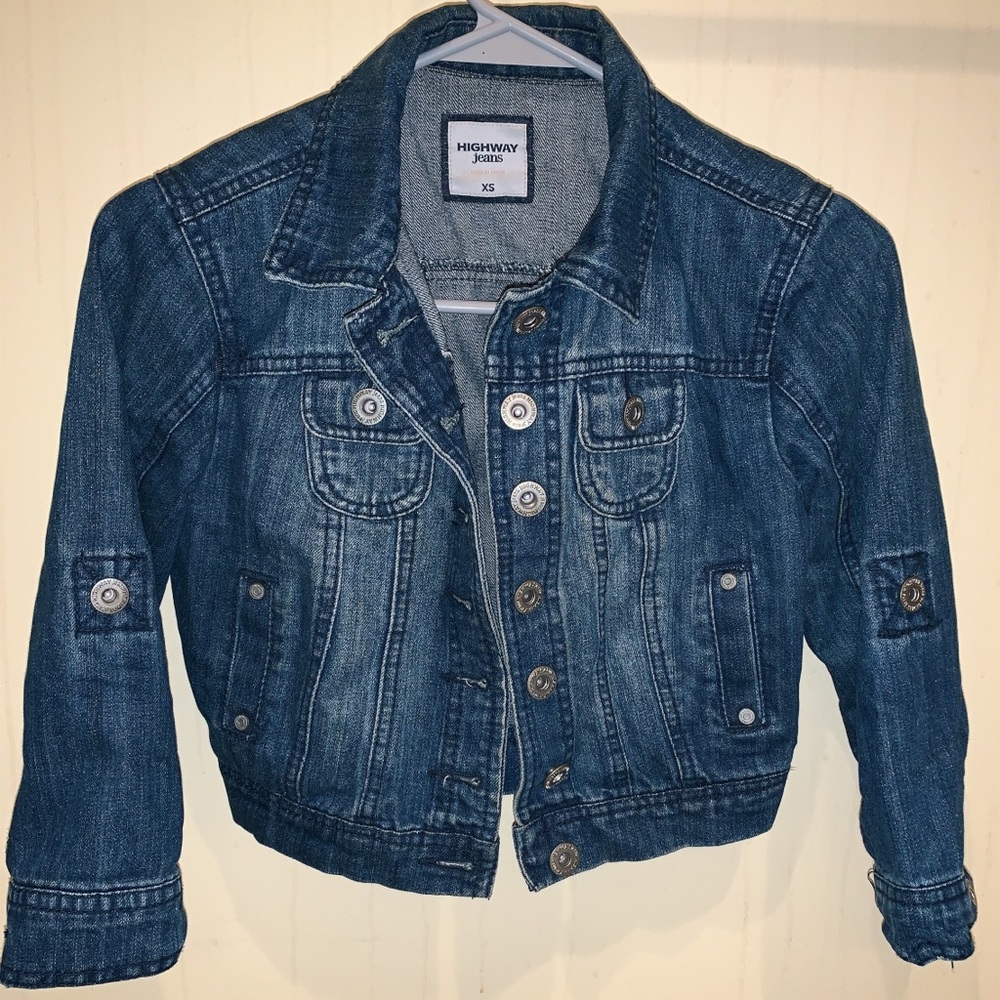 Highway Jeans Cropped Denim Jacket